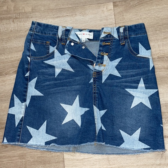 Denim Stars Skirt! - Picture 2 of 2